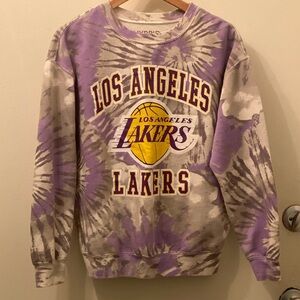 LA Lakers Tie Dye Sweatshirt